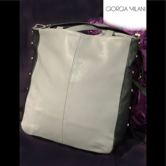 Giorgia Milani Luxurious Italian Woven leather Tote - Picture 1 of 8